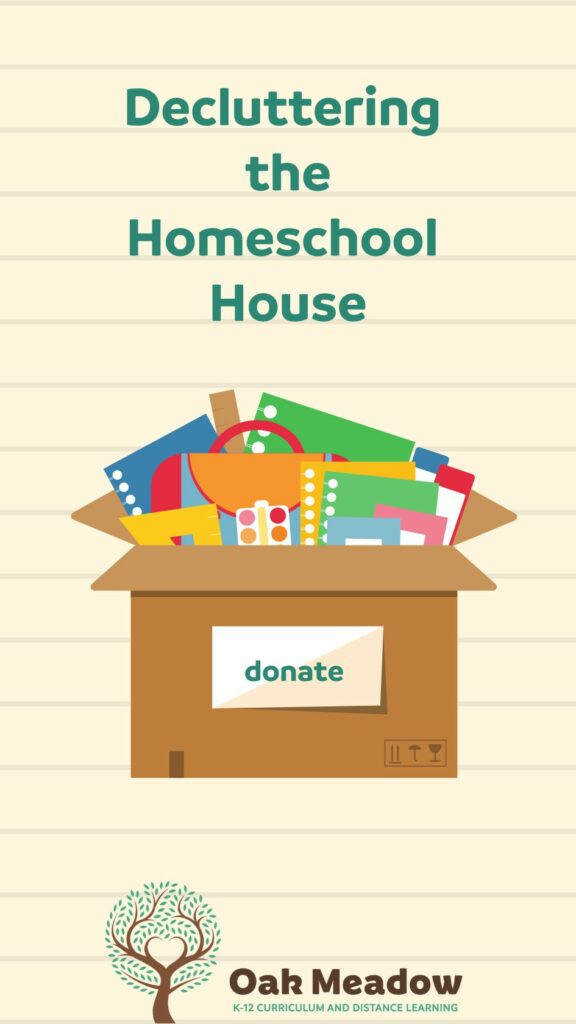 Decluttering the Homeschool House