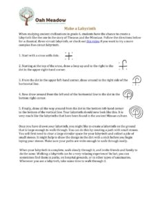 instructions for making a labyrinth