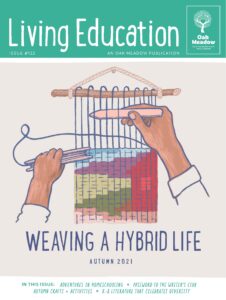 Living Ed Fall 2021 Cover - Weaving a Hybrid Life