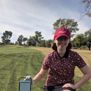 Elsa Kendall Playing Golf at the CSL Behring Junior National Championship