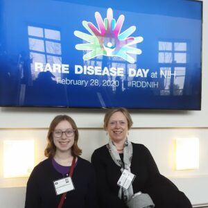 Elsa Kendall at Rare Disease Day at NIH