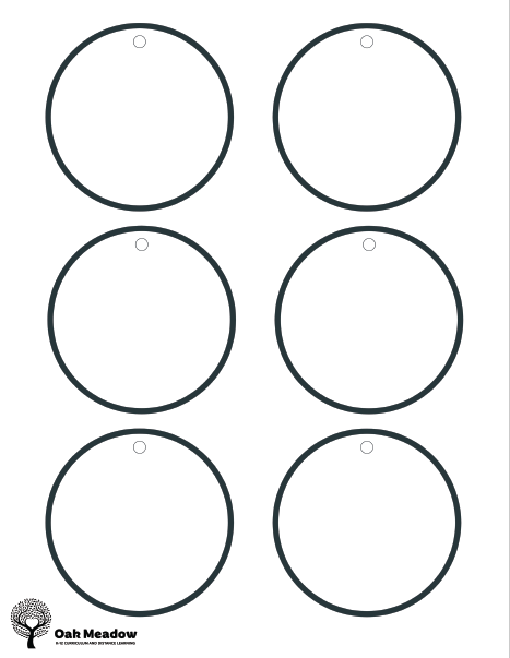 Oak Meadow Gift Tags Template