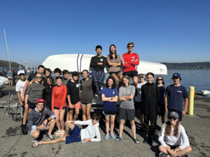 Nico Konyk and his sailing team